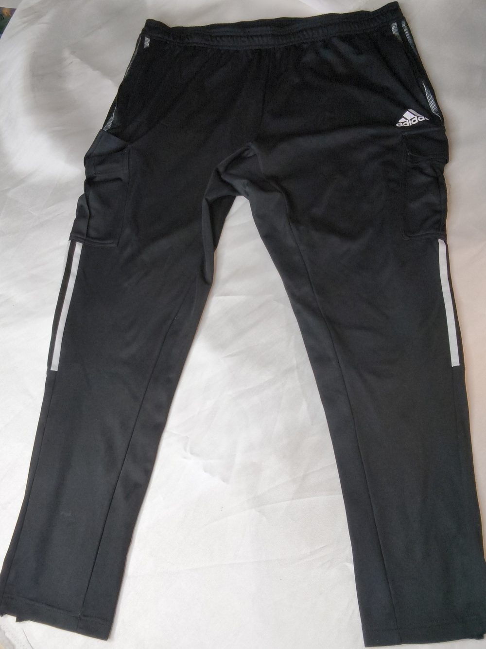 adidas Black Men’s Reflective Trim Jogger Pants